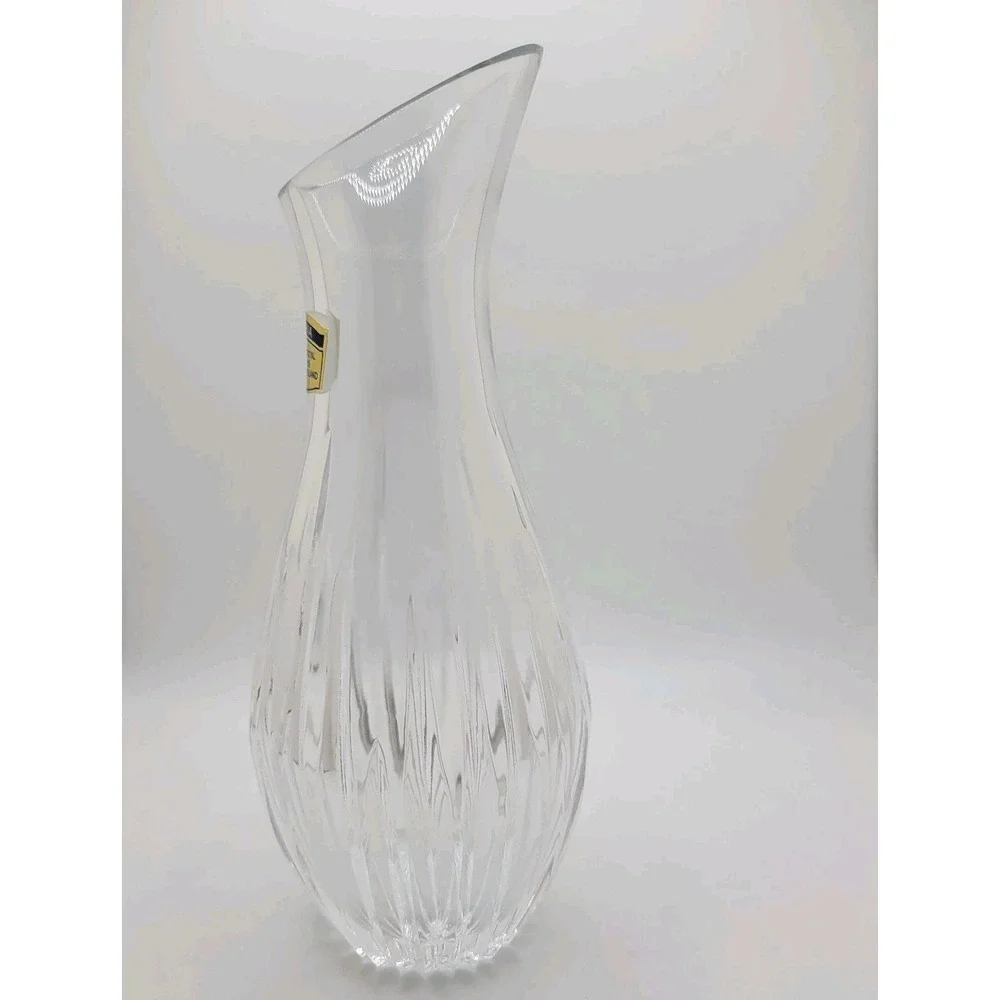 Polonia Lead Crystal Cut Glass‎ Vase 8